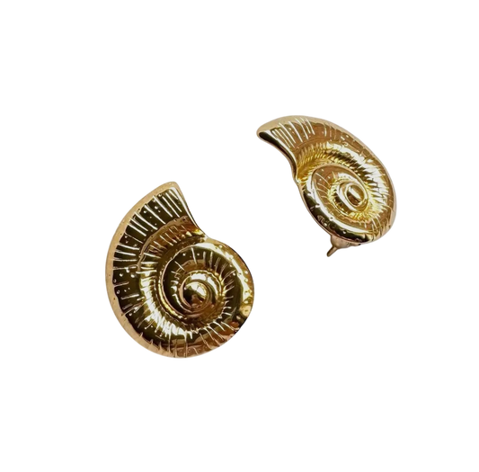 Nautilus Stud Earring - Waterproof