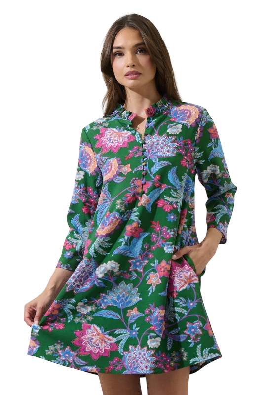 Elara Floral Mini Dress