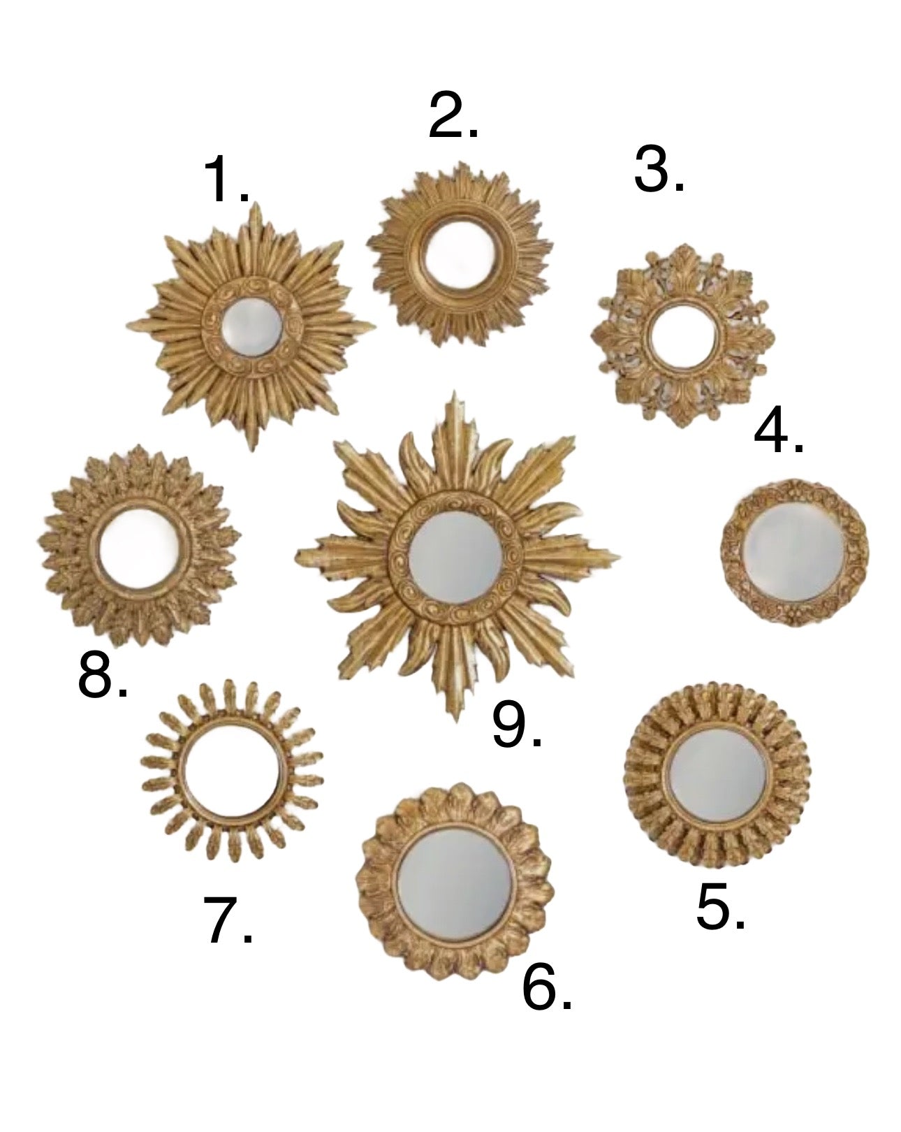 Mini Convex Mirrors