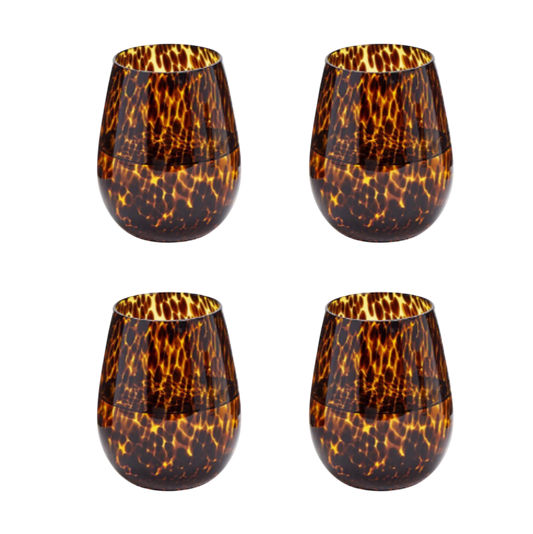 Set of 4 Tortoiseshell Glasses