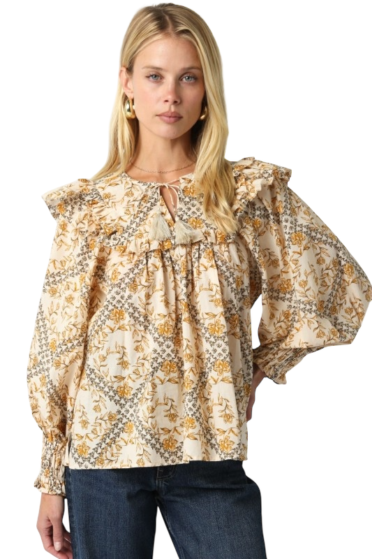 Cora Ruffle Shirt