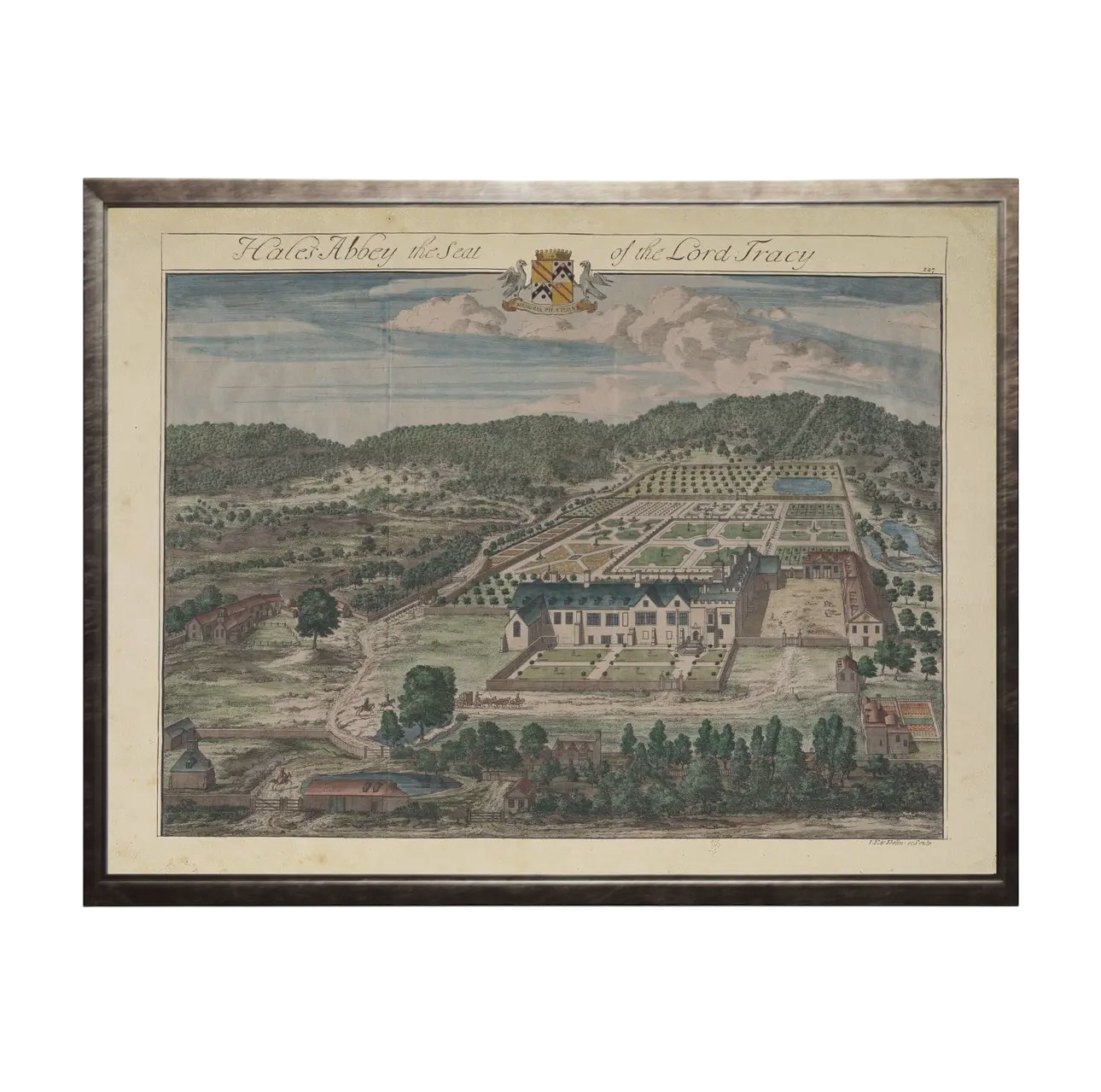 28” x 22” Vintage Estate Plan Print