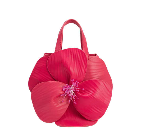 Flower Recycled Vegan Top Handle Bag