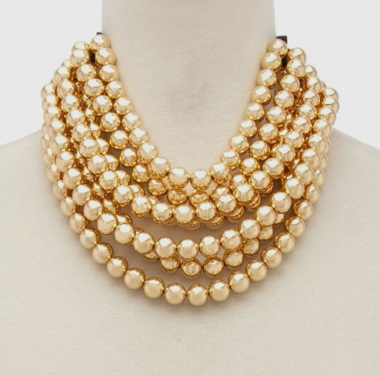 Chunky Beaded Layered Necklaces