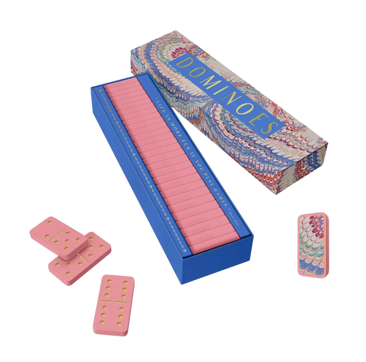 Marbled Colors Domino Set