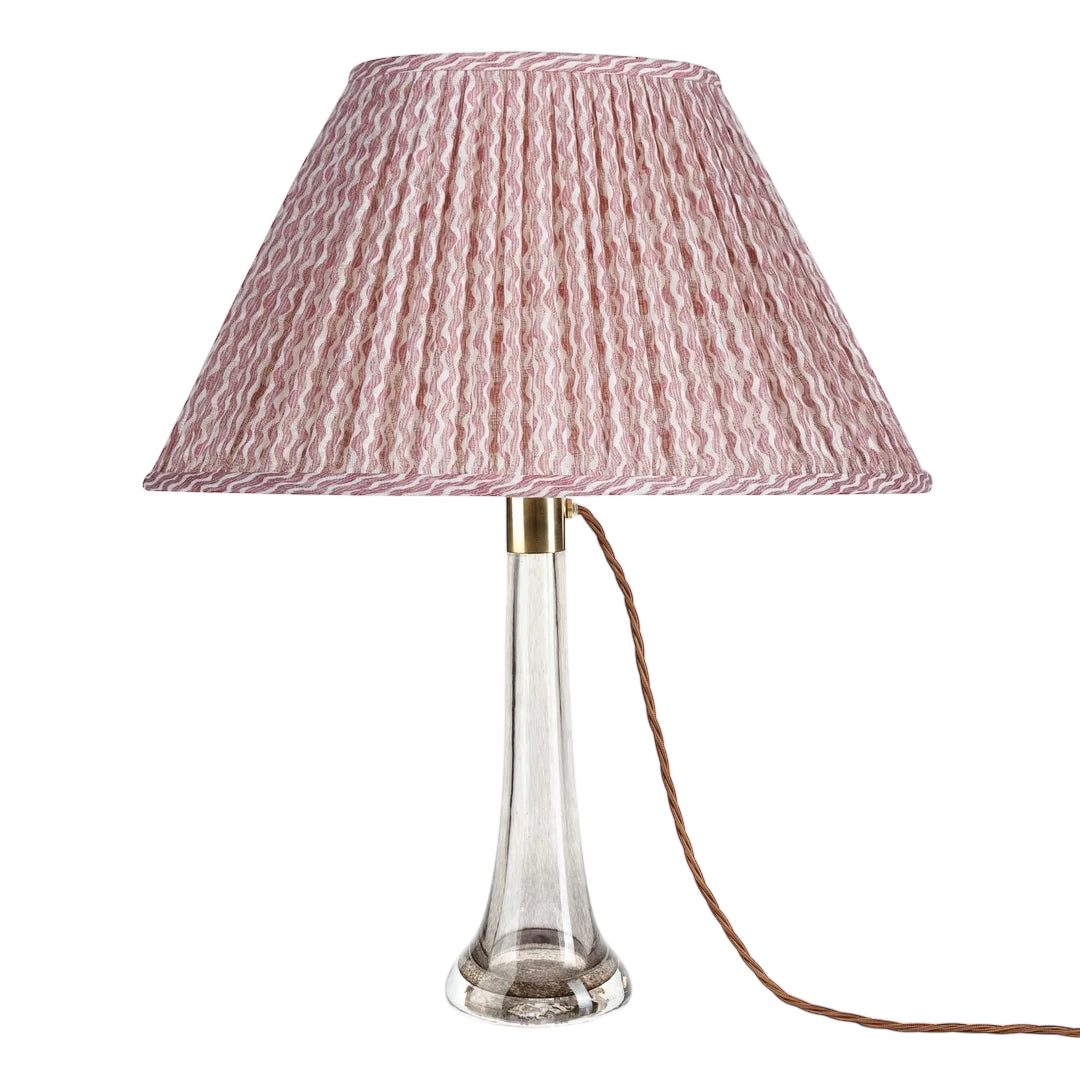Fermoie Pink Popple Lampshade- Oval