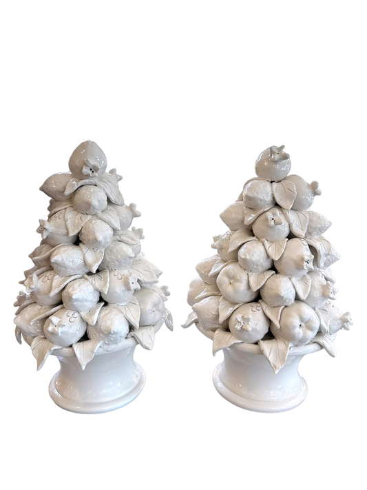 Pair of Scavo Fruit Tree Topiaries