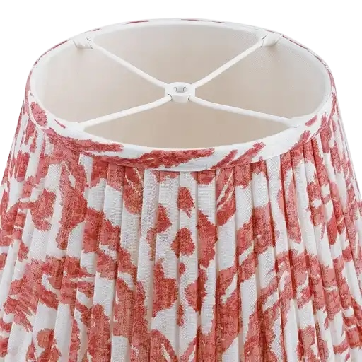 Fermoie Red Marlborough Lampshade