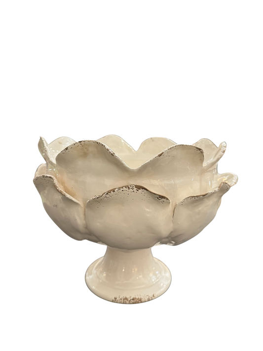 Small Petal Bowl - Ivory