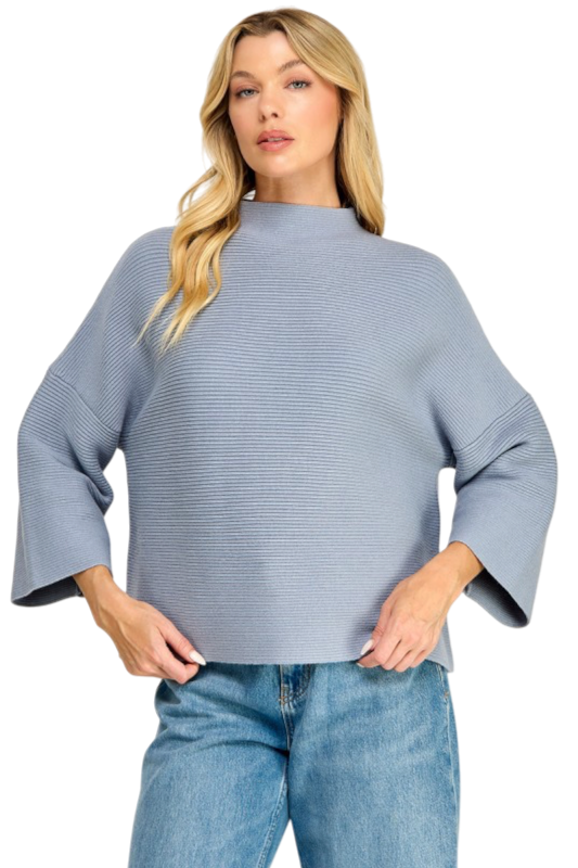 Julia Ribbed Sweater - 4 Colors