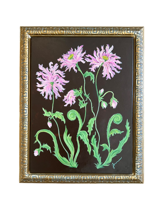 Jenn Leverett Art - Wild Poppy Botanical