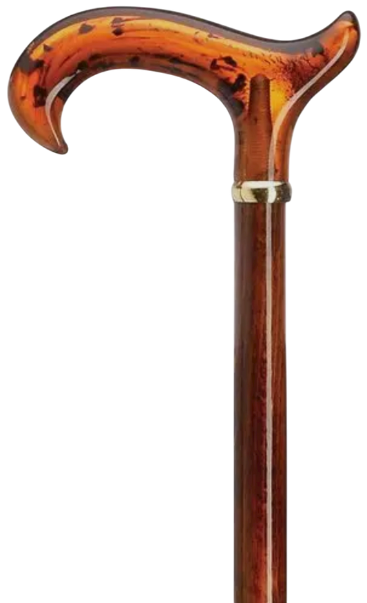 Amber Acrylic Derby Cane