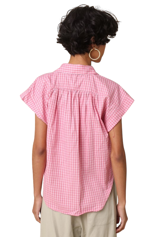 Gingham Button Up Top - Two Colors!