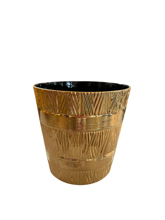 Faux Bois Barrel Ice Bucket