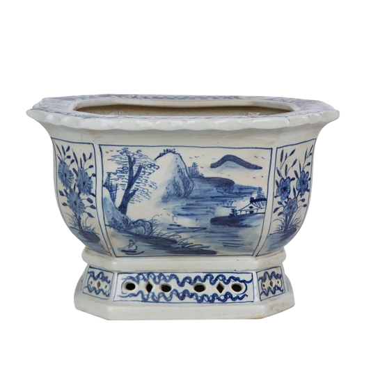 Rectangular Mountain Village Foot
Bath Planter
