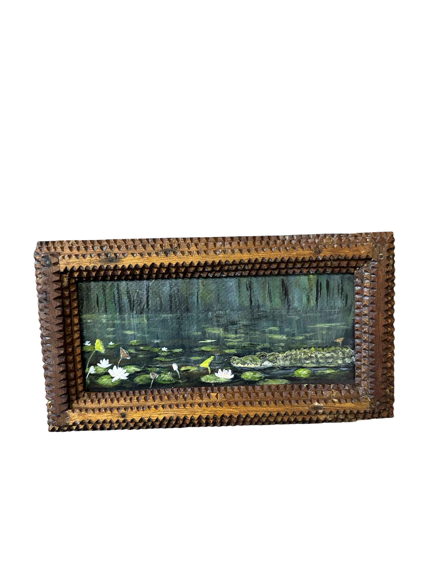 Jenn Leverett Art - Gator Swamp Scene