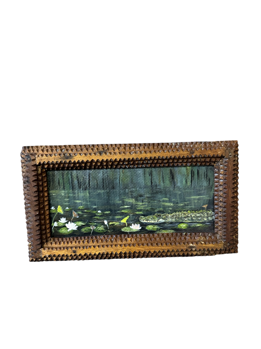 Jenn Leverett Art - Gator Swamp Scene