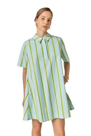 Stripe Caftan Mini
