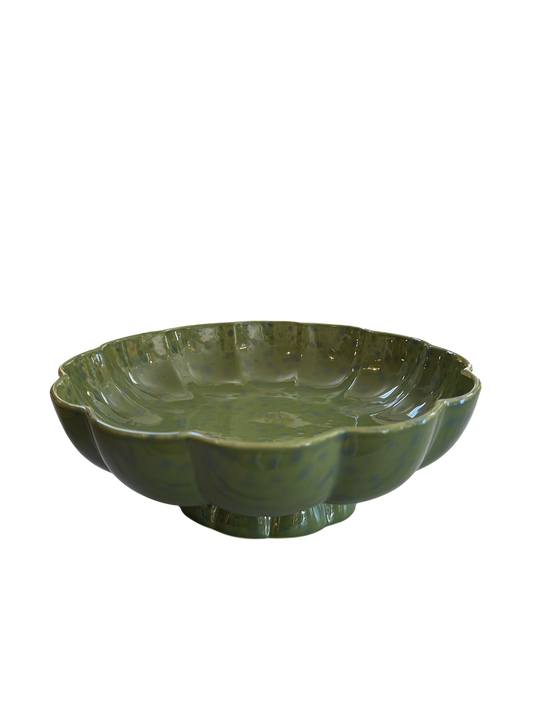 Cilantro Tortoise Footed Bowl