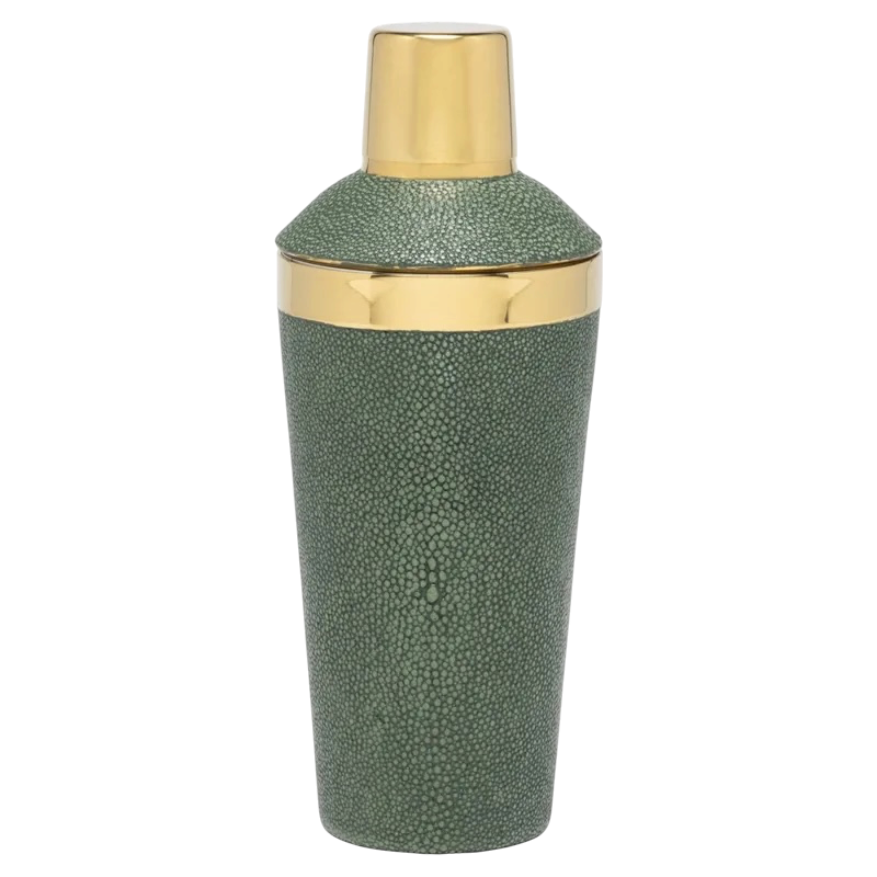 Juniper Faux Shagreen Cocktail Shaker
