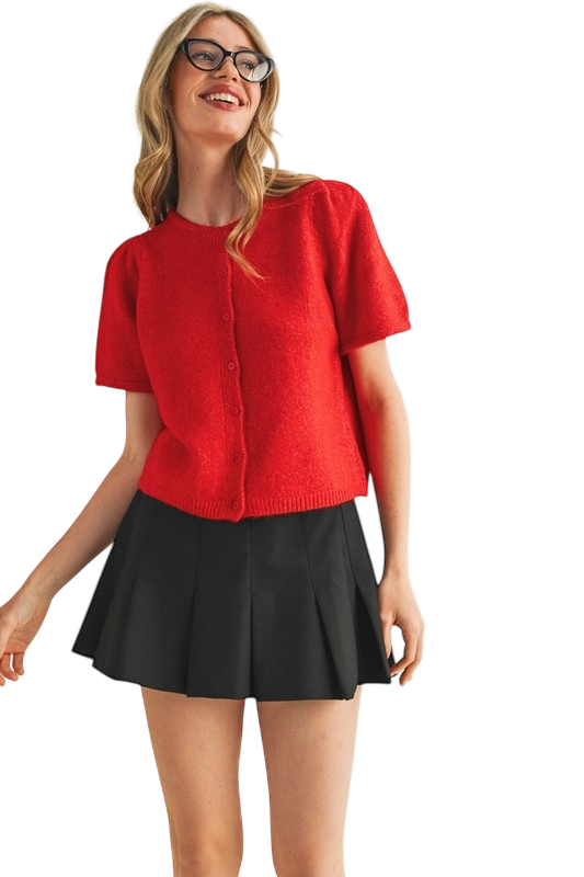 Short Sleeve Cardigan - 3 Colors!