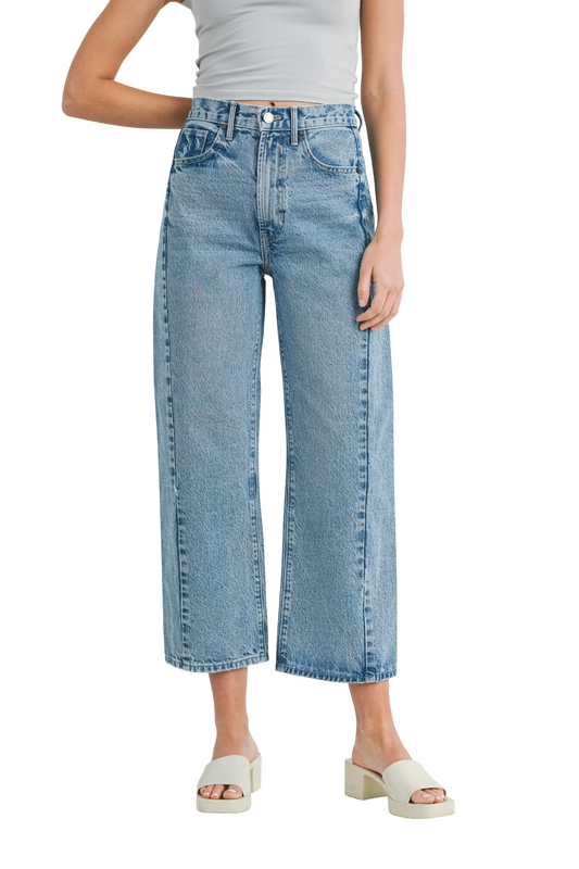 Barrel Jean Twist in Medium Denim