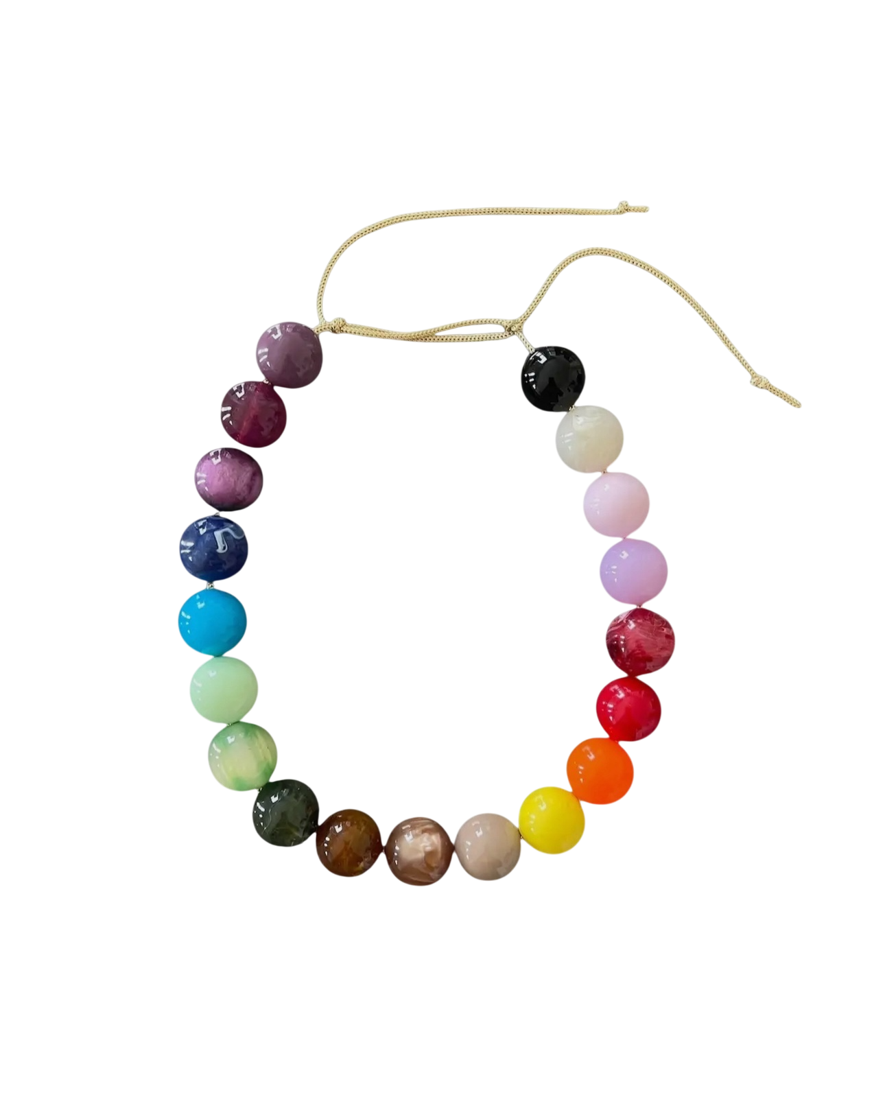 Chunky Beaded Necklace - 5 Colors!