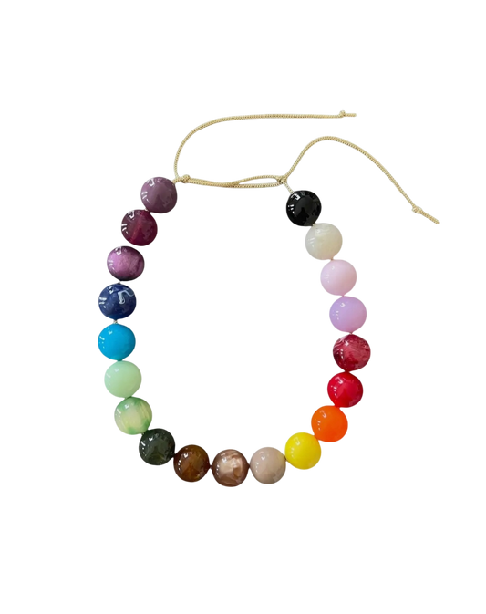 Chunky Beaded Necklace - 5 Colors!