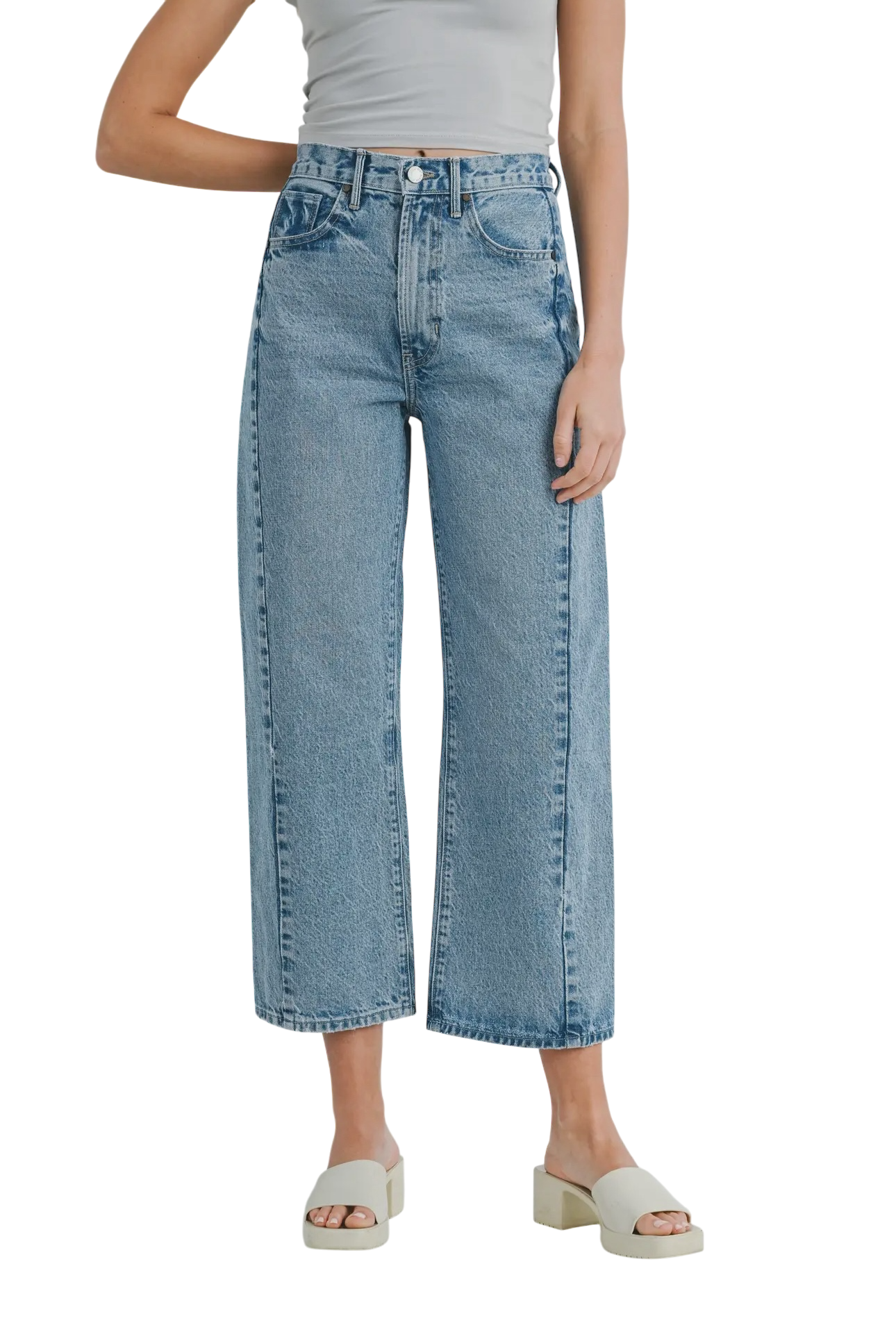 Denim Barrel Jean