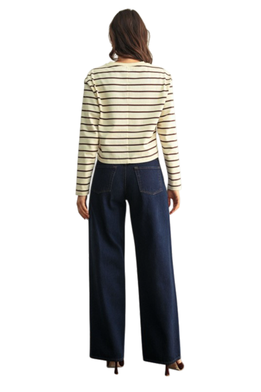 Trouser Pocket Straight Leg Denim Jean
