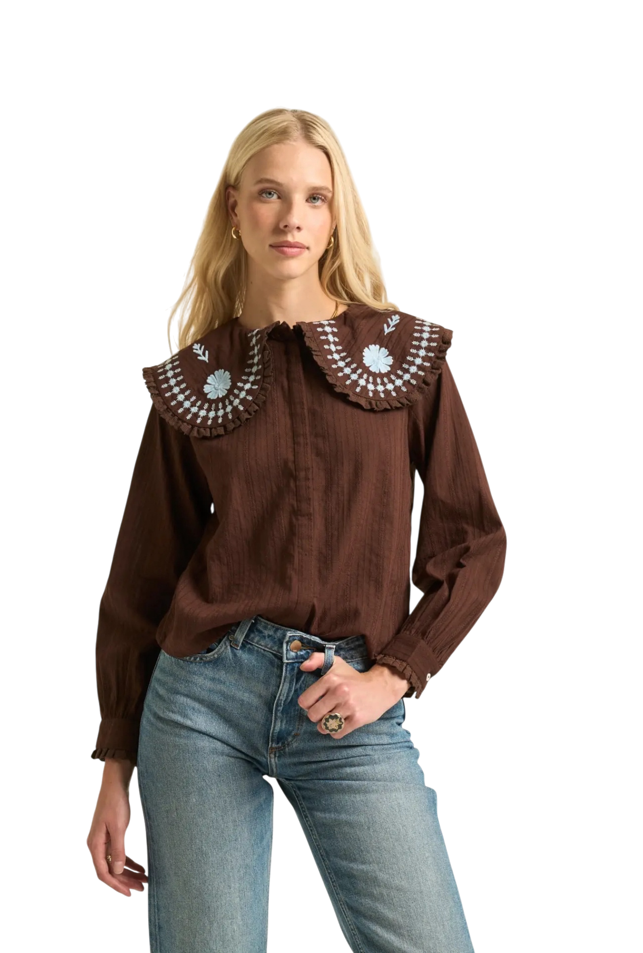 Paloma Blouse Chocolate