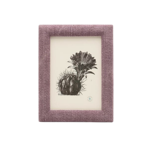 Raspberry Cotton Jute Photo Frame