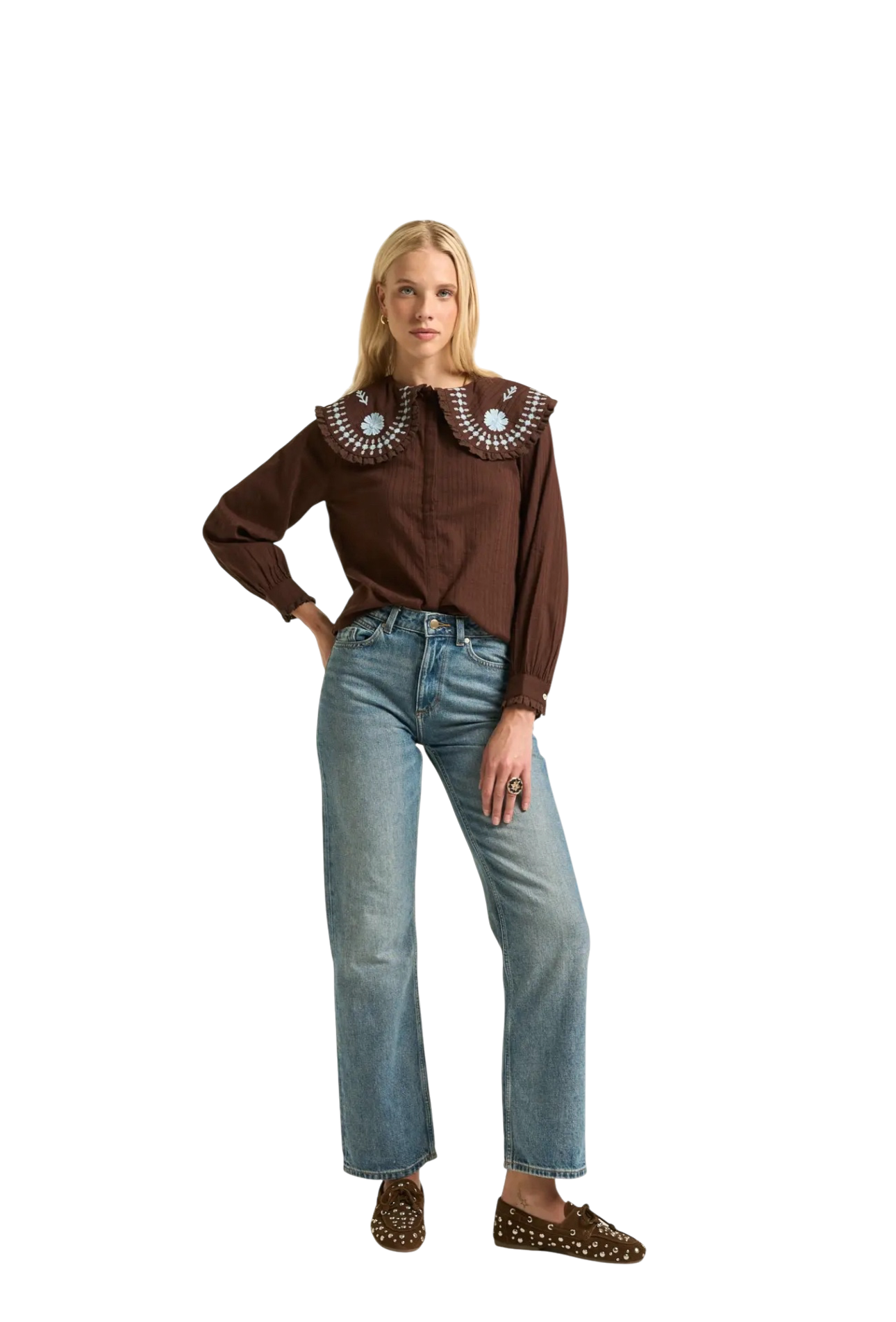 Paloma Blouse Chocolate