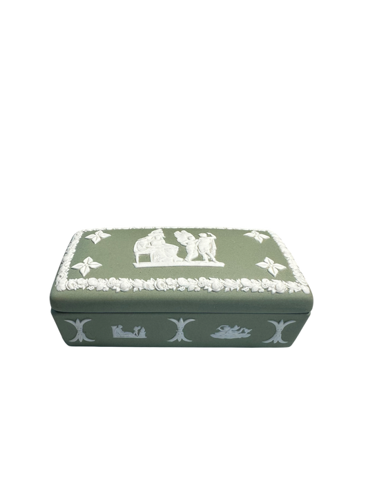 Rectangular Trinket Box - Jasperware by Wedgwood