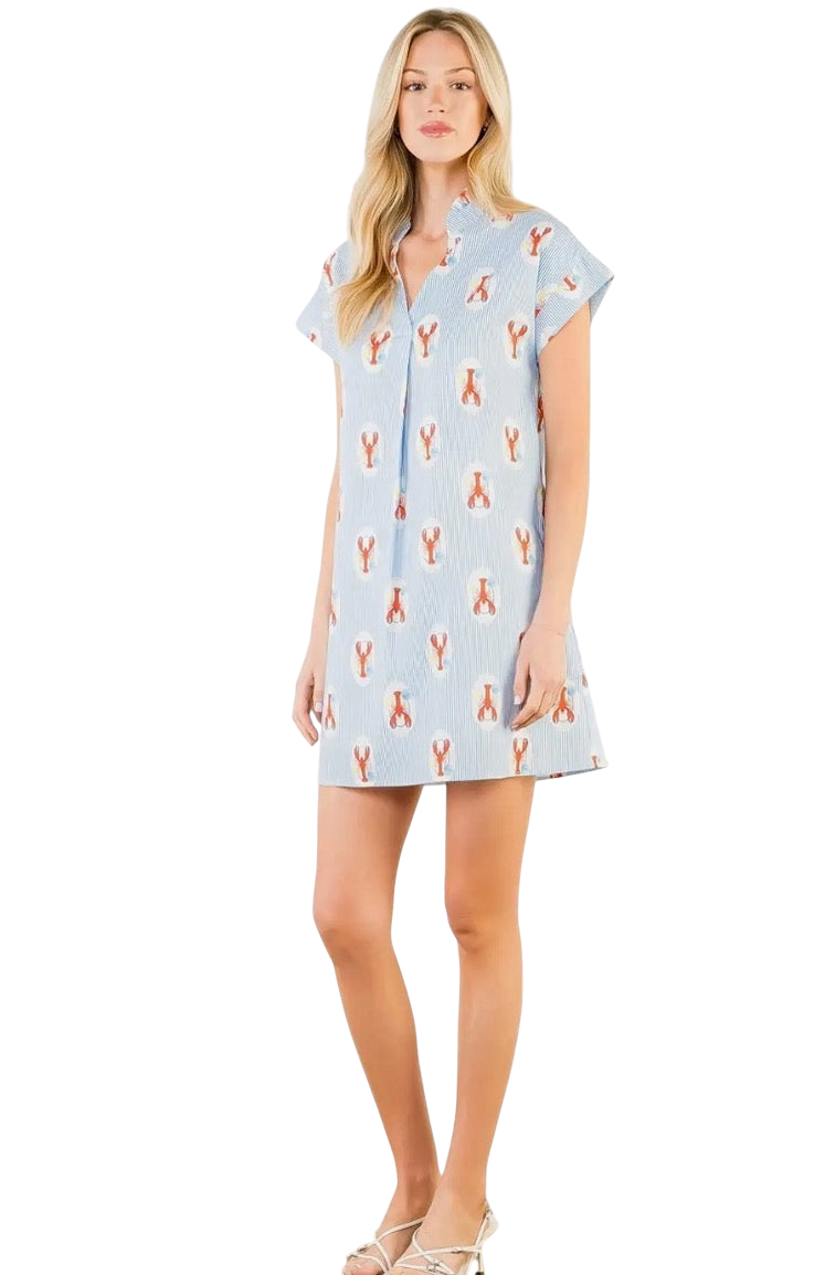 Lobster Print Dress