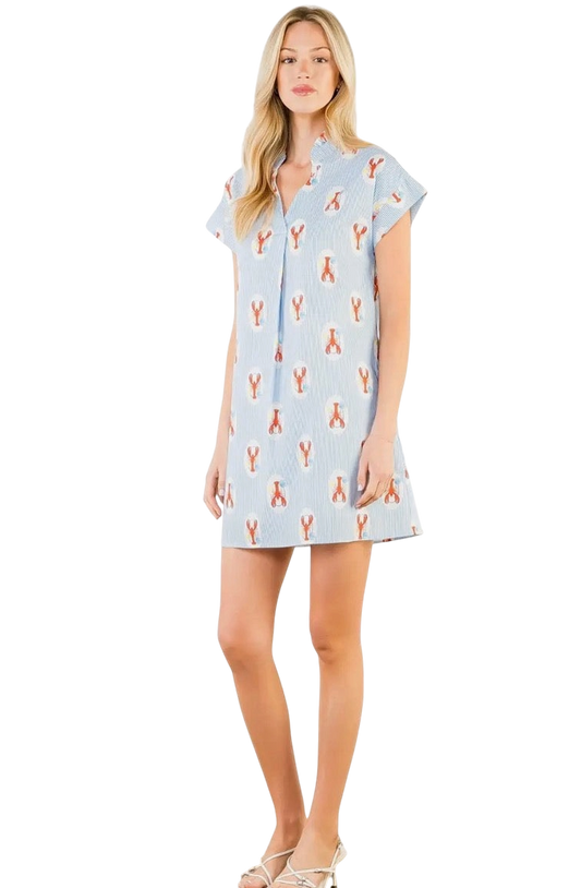 Lobster Print Dress
