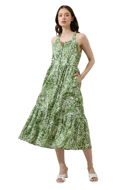 Leaf Zelie Sleeveless Midi