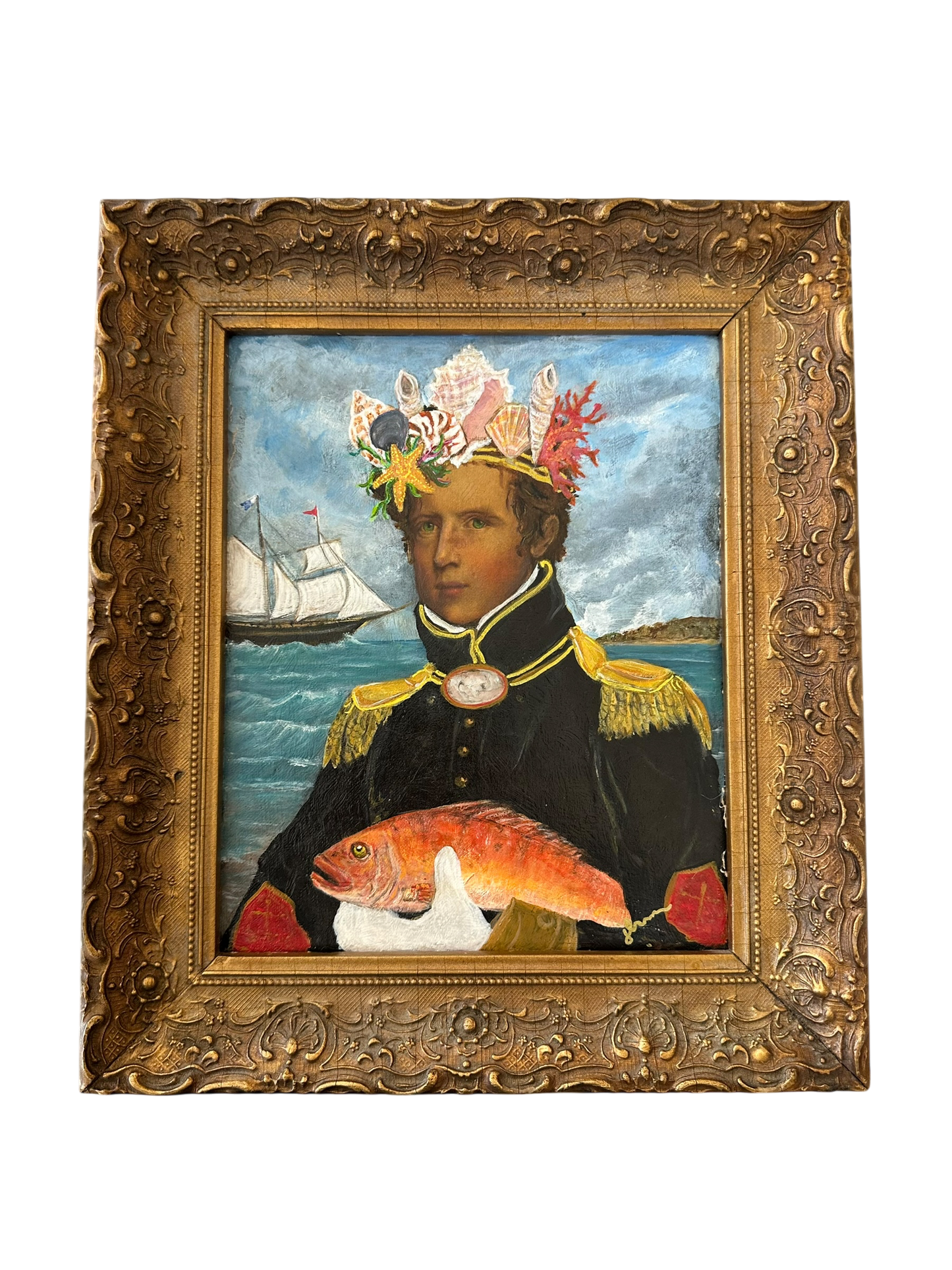 Jenn Leverett Art - Captain in Shell Crown