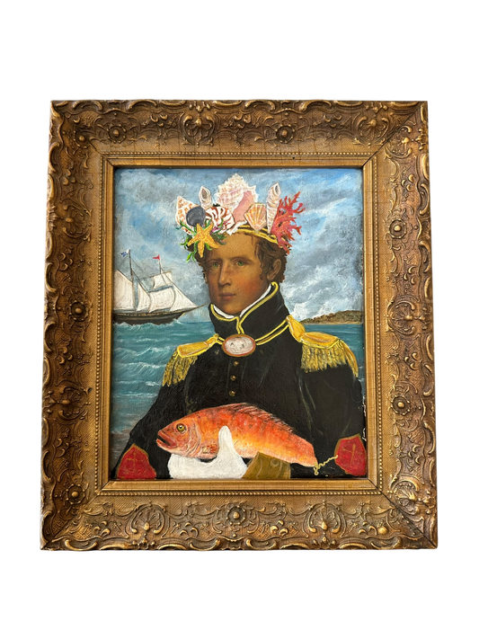 Jenn Leverett Art - Captain in Shell Crown