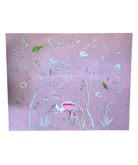 Jenn Leverett Art - Reverse
Chinoiserie 48" x 60"