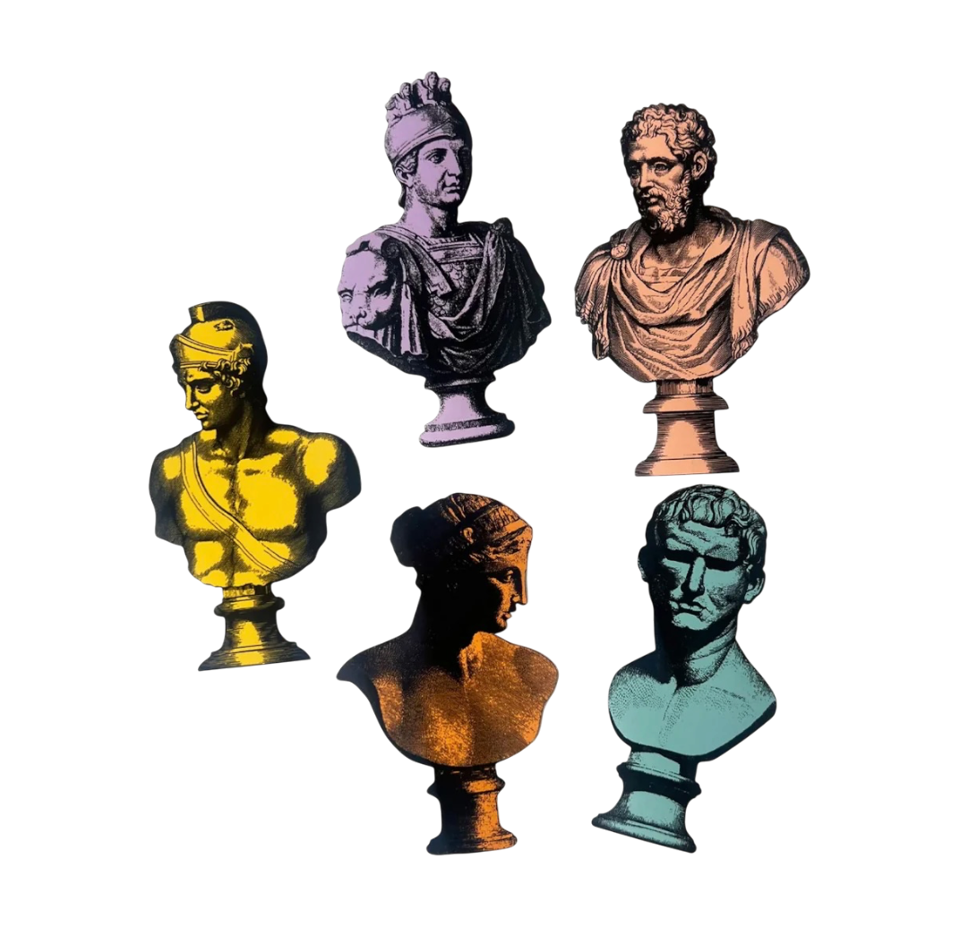 Classical Bust Stickers