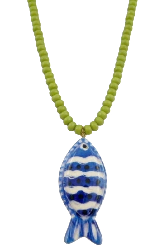 Beaded Fish Necklace