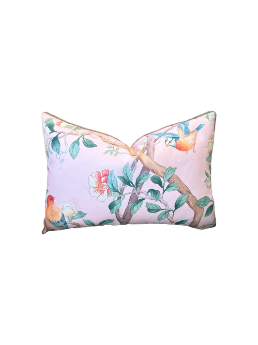 Pink Peony Lumbar 12x18