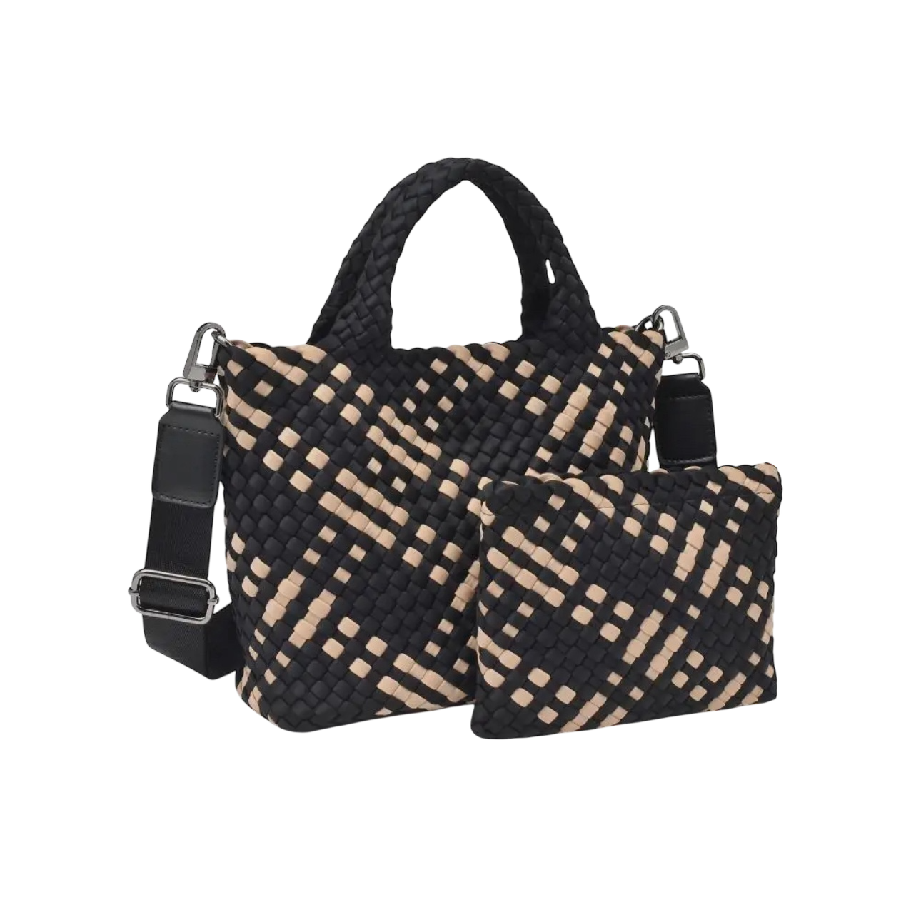 Small Woven Neoprene Crossbody
