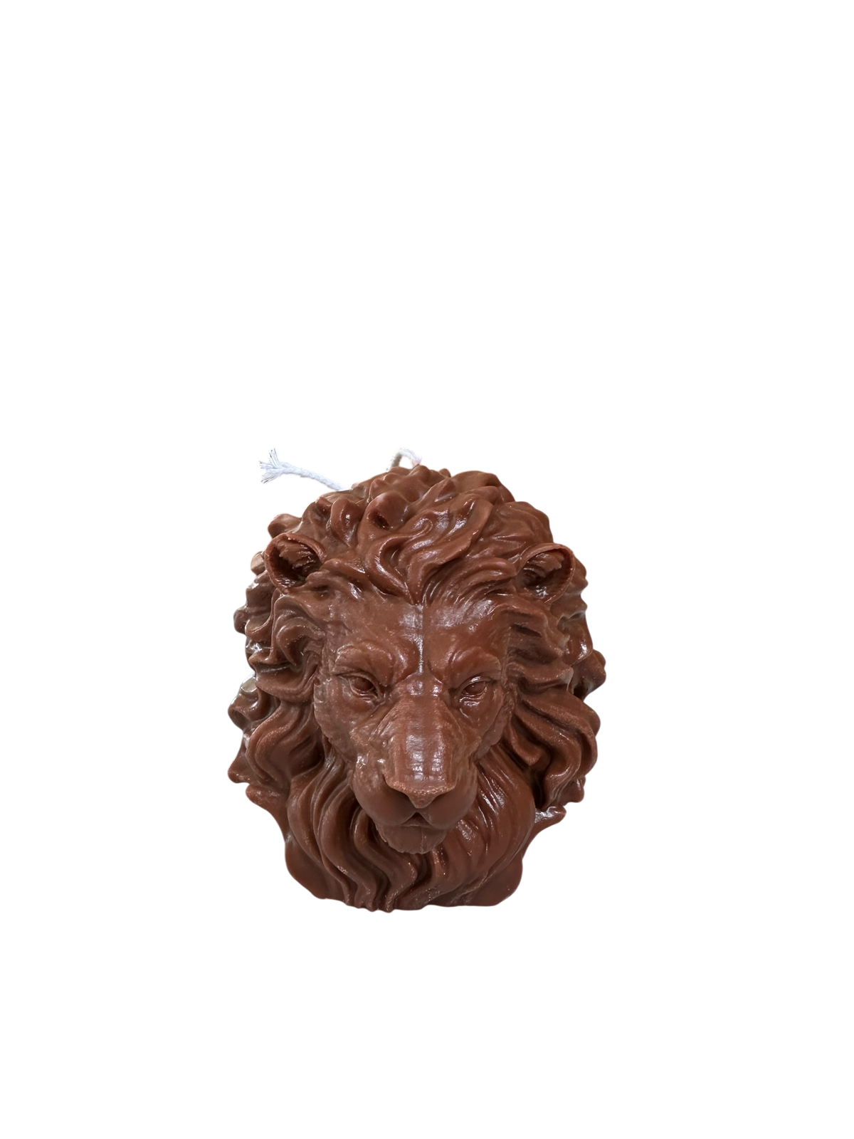 Large Lion Head Candle