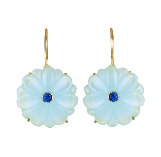 Magnolia Earring - Blueberry