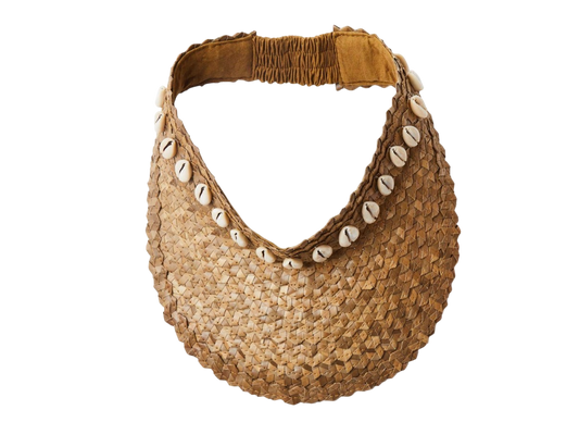 Raffia Visor Hat