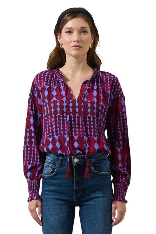 Ramsay Split Neck Blouse