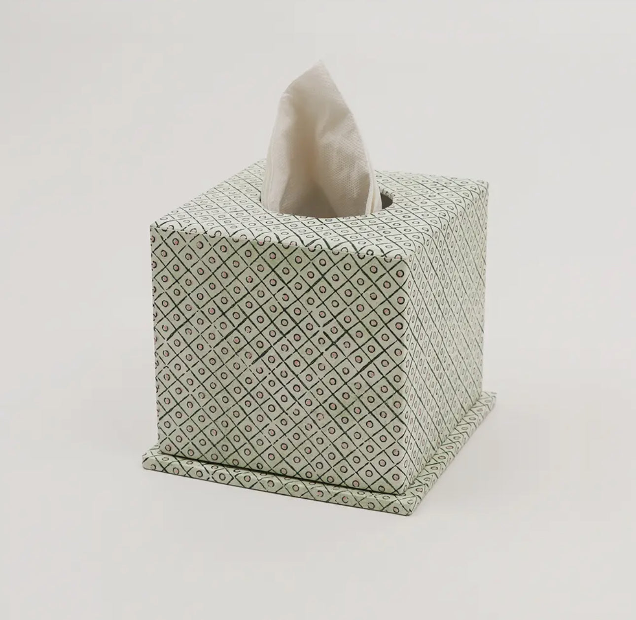 Hand Block Printed Tissue Box