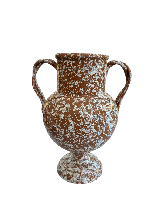Large Verona Vase - Terracotta Splatter